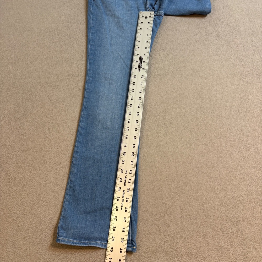 Levis 725 High Rise Bootcut Jeans Women Sz 29  Inseam 30 Medium Wash Blue Denim - Picture 10 of 12